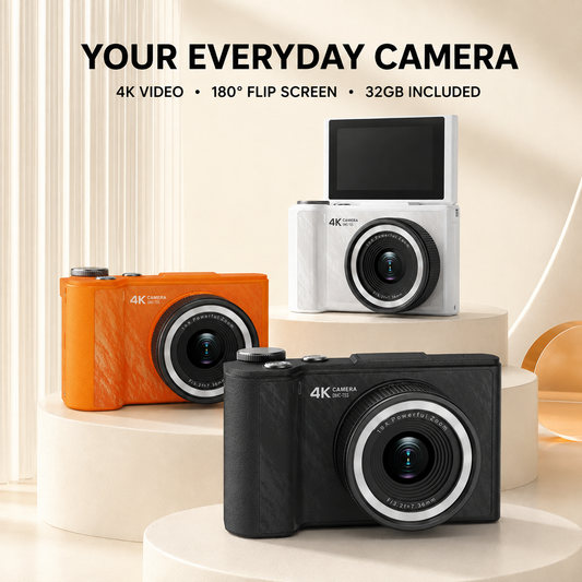 Kapture One™ Flip-Screen Digital Camera