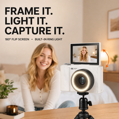 Kapture One™ Flip-Screen Digital Camera