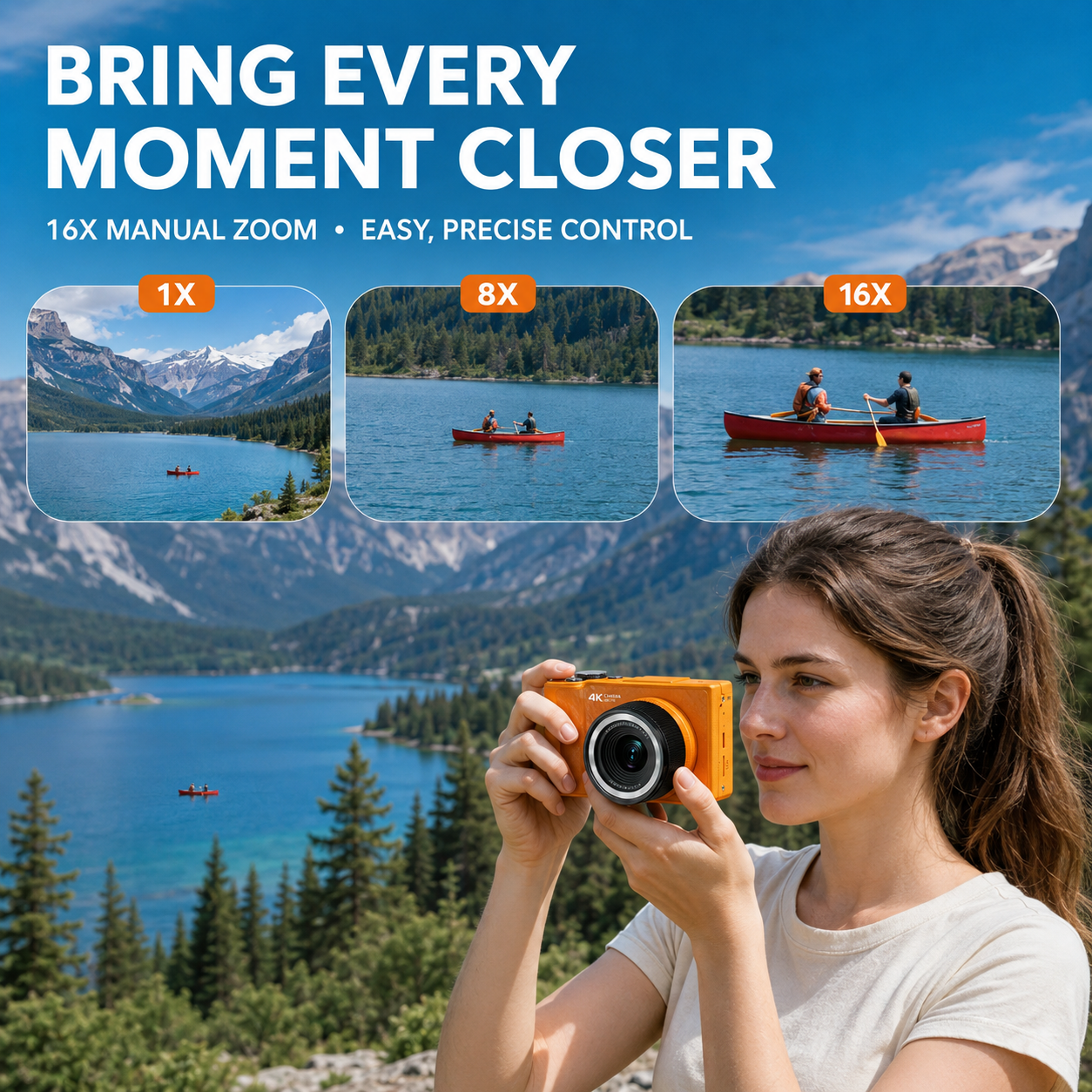 Kapture One™ Flip-Screen Digital Camera