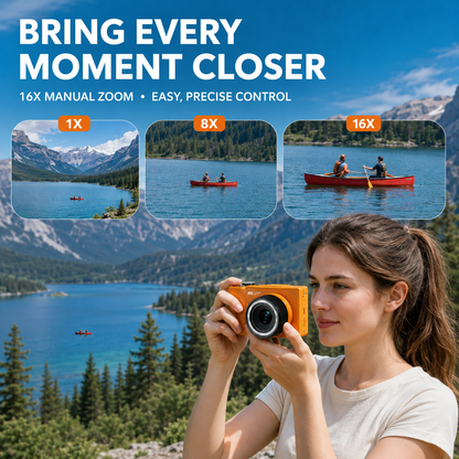 Kapture One™ Flip-Screen Digital Camera